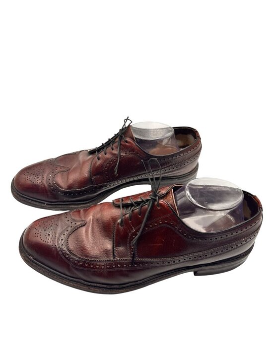 Sears Vintage Size 12 Wingtip Brown Wingtip Oxford Brogue Dress Shoes sku 4185 main image 9